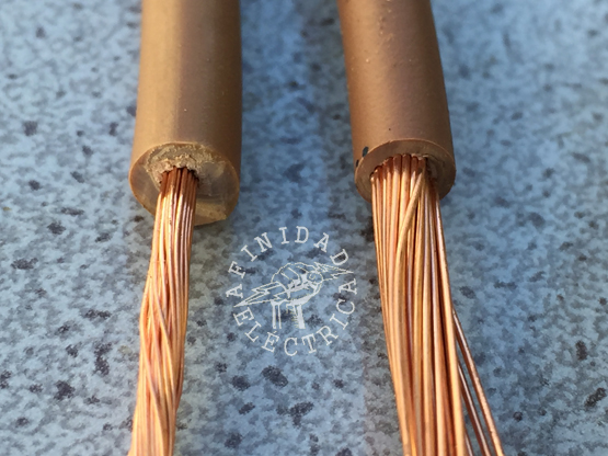 Los llamados cables “de ferretería” o no normalizados presentan al ser utilizados en instalaciones eléctricas serios riesgos por contener una mínima cantidad de cobre (o aleaciones) no acorde a la sección declarada.