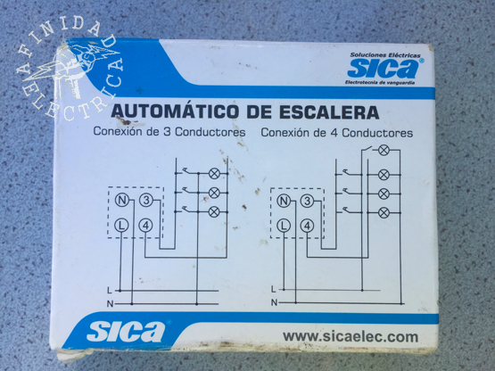 Conexión del automático Sica 789024.